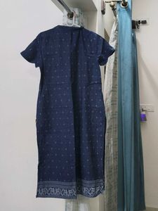 Blue Printed Kurta