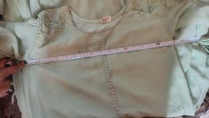 Simple and Sober Mint Green full Gher Anarkali