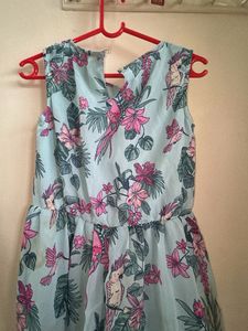 Tropical Print Dress