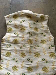 off white brocade kids jacket