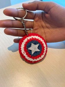 Captain America Shield Keychain