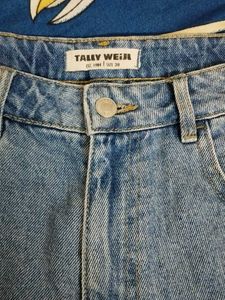 Distressed Denim Shorts