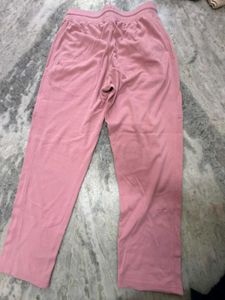 Pink Wide Leg Sweatpants
