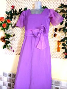 Lavender Gown for Small Size 30"-32"