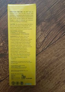 Spring H2O'S sunscreen gel with no white cast