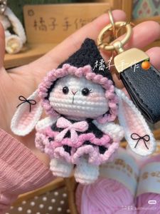 Cute Crochet Bunny Keychain