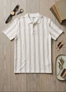 Men's Striped Polo Shirt