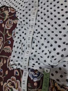 Chic Polka Dot Wrap Top