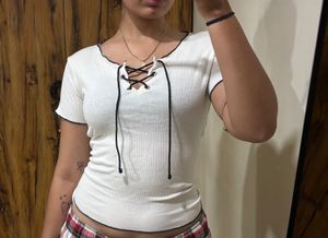 White y2k top size medium