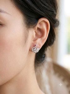 Elegant Swan Stud Earrings