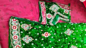 Embellished Velvet Lehenga Choli Set