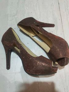 PRICE DROP Shuz Touch Bronze Women Heel Clearance