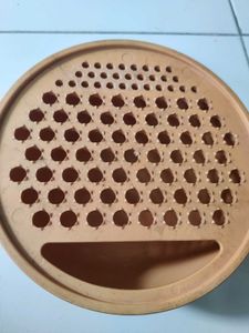 Orange Round Grater with Bowl