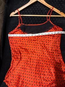 Chic Polka Dot Spaghetti Strap Dress