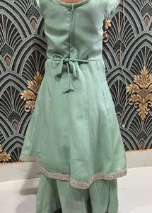Beautiful Embellished Mint Green Kurta Set