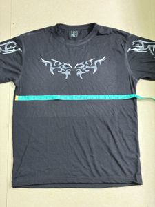 Black T-Shirt with Tribal Design