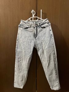 Acid Wash High Waisted Jeans
