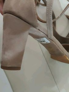 Stylish Nude Block Heels