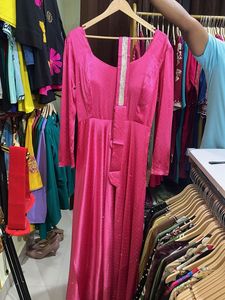 Stunning Pink Embellished Gown