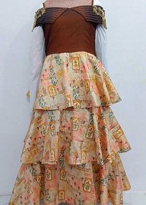 Beautiful Tiered Ethnic Gown