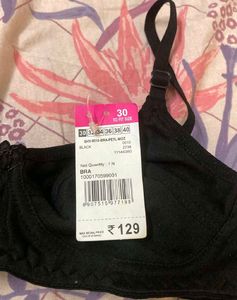 Pack of 3 Bras - Black, Pink &amp; Navy