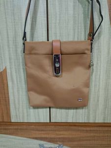 Stylish Tan Crossbody Bag