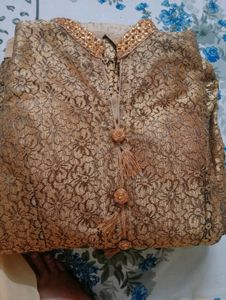 GOLDEN GOWN WTH NET DUPATTA ❤️