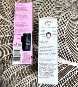 Spinz BB Brightening face talc set of two