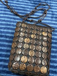 Unique Beaded &amp; Crafted Crossbody Bag