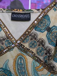 Boho Beaded Paisley Camisole
