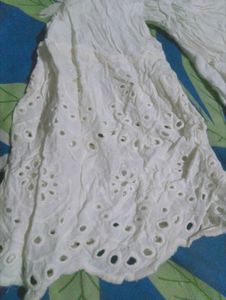 White Embroidered Blouse