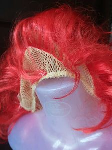 Vibrant Red Curly Wig