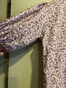 Floral Peach Colour Top