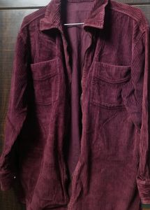 Unisex Oversizes Courdroy Shirt + Jacket