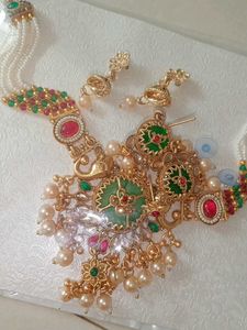 combo of bangles and necklace Elegant Ethnic Jewel