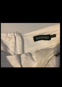 Branded White Jeans