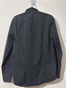 Men's Black Long Sleeve Button-Up Shirt