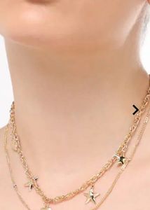 Charming Layered Star &amp; Heart Necklace