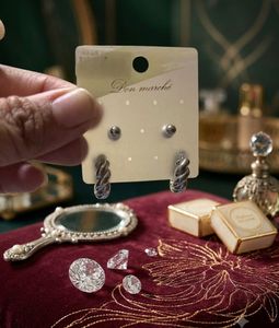Silver Tone Earring Set+2 free earing