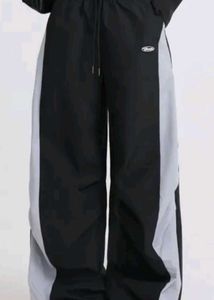 Oversized Wide Leg Track Pants