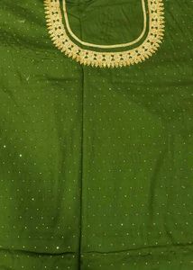 Green unstitched suite