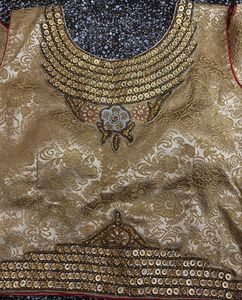 Gold Ethnic Blouse