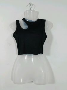 Black Crop Top (Women)