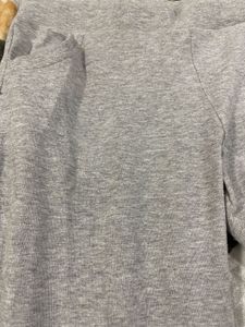 Grey Zipper Detail Joggers