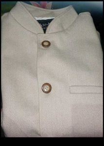 Men's Beige Nehru Jacket