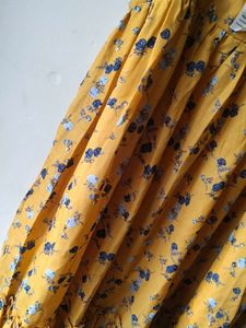 Mustard Floral Sundress