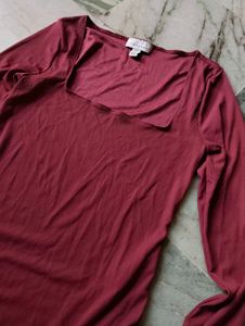 Long Sleeve Square Neck Bodysuit