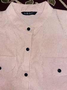 Pink Patterned Shirt