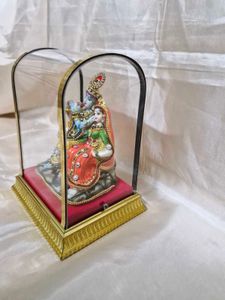 Radha Krishna Idol In Glass Case
