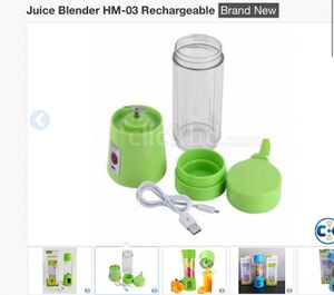 portable and rechargeable battery juice blender